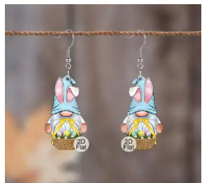 Spring earrings