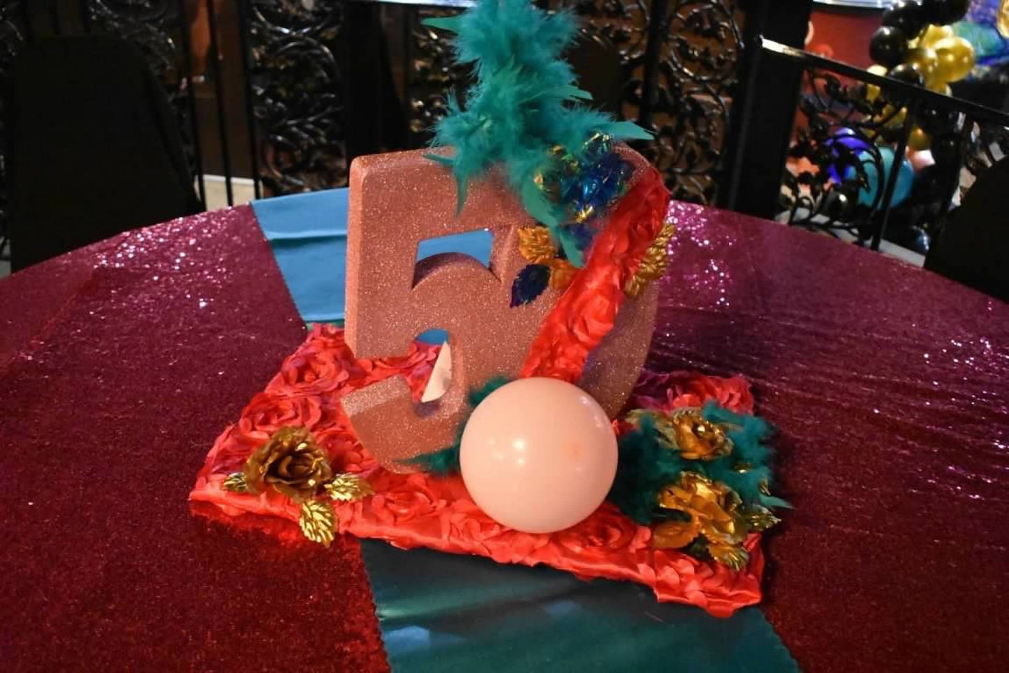 Custom Event Table Décor & Centerpieces – Personalized Designs starting price $50