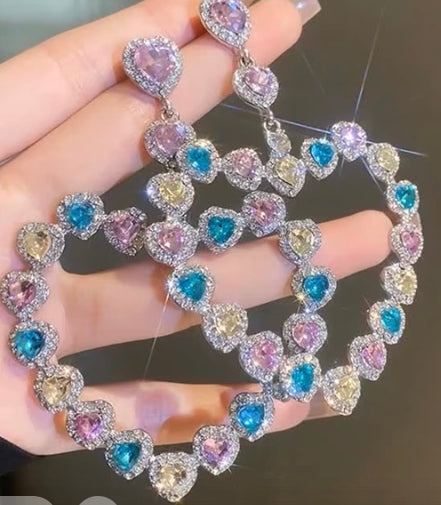 Specialty Statement Earrings – Floral, Rhinestone & Glam Styles