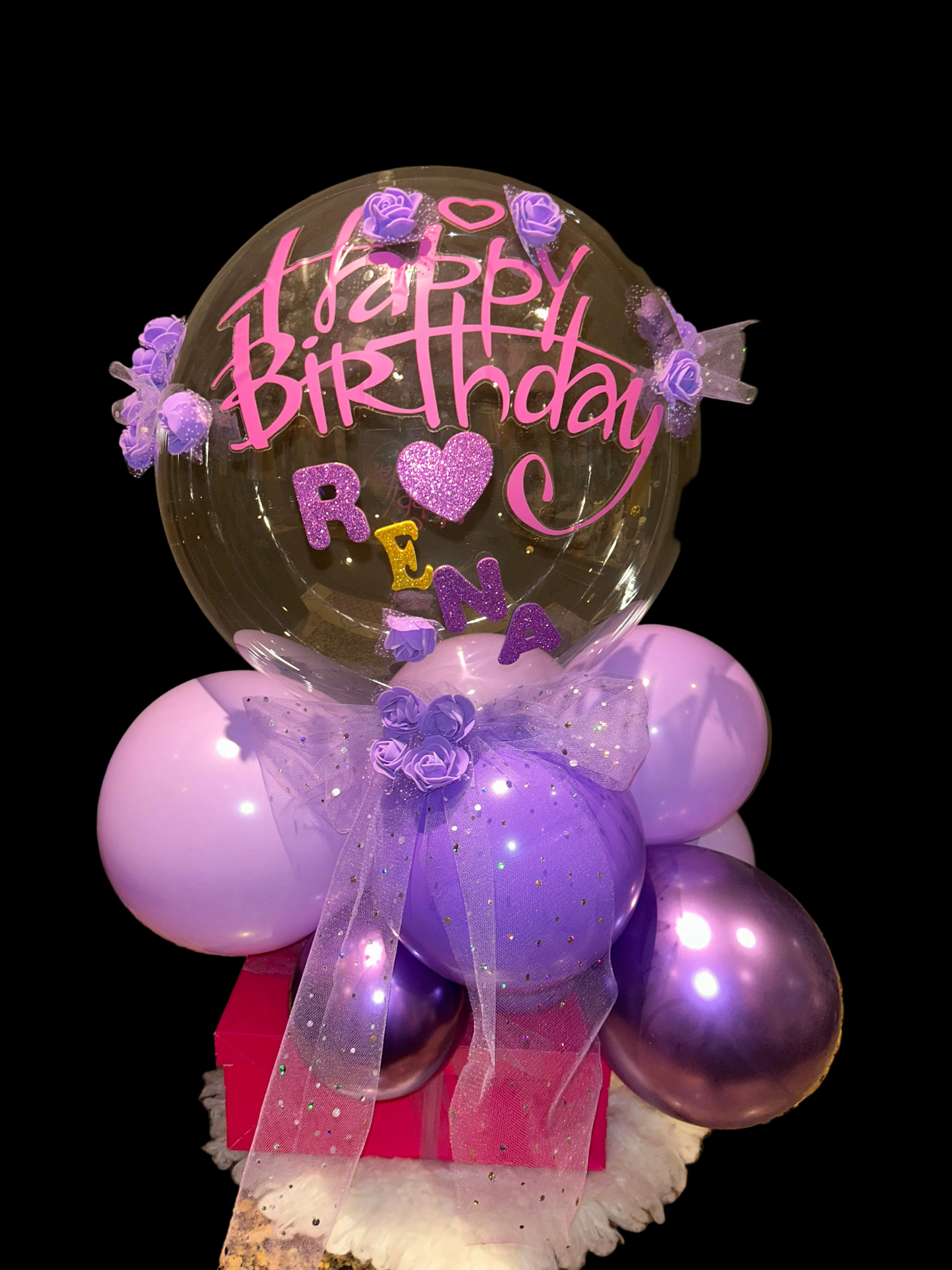 Custom Bubble Balloon Centerpieces & Gift Balloons (Starting at $45)