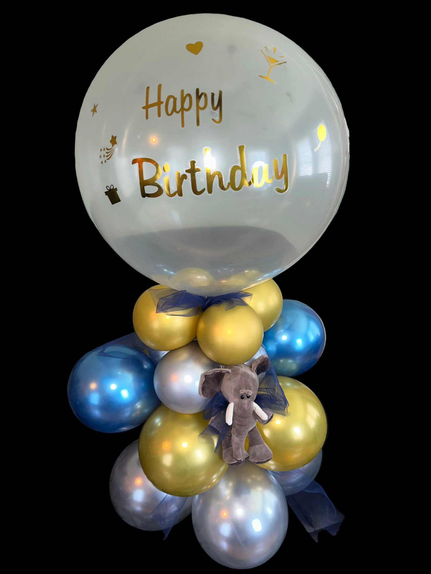 Custom Bubble Balloon Centerpieces & Gift Balloons (Starting at $45)