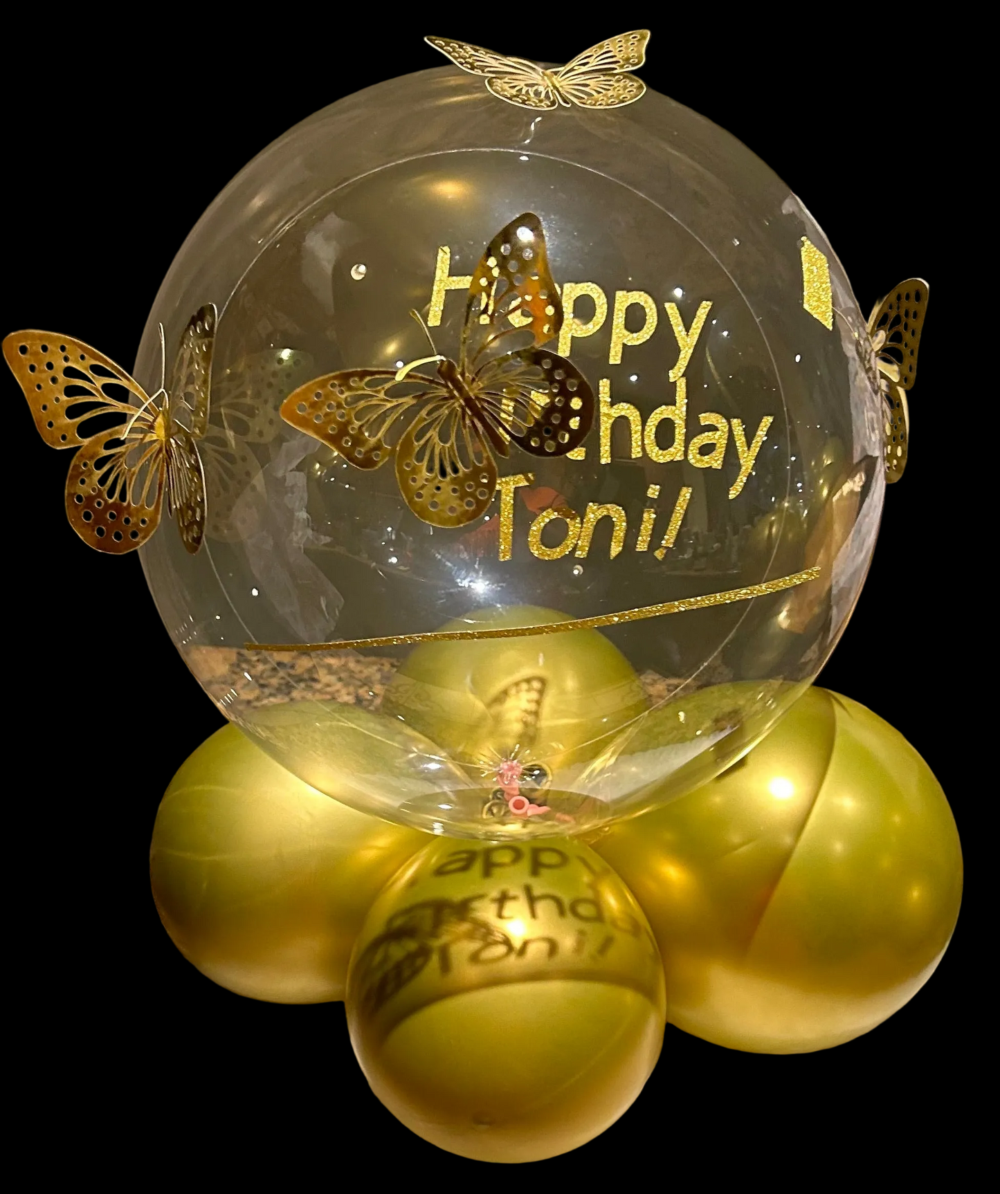 Custom Bubble Balloon Centerpieces & Gift Balloons (Starting at $45)