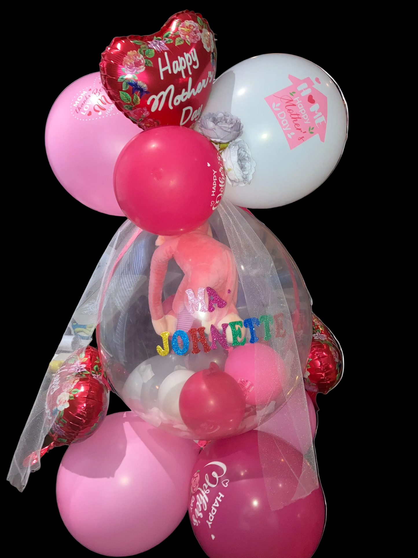 Custom Bubble Balloon Centerpieces & Gift Balloons (Starting at $45)