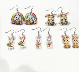 Spring earrings